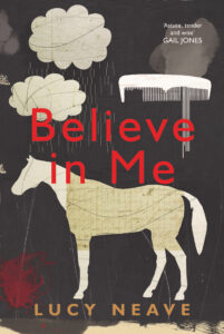 cover of 'Believe in Me' featuring a graphic of a horse